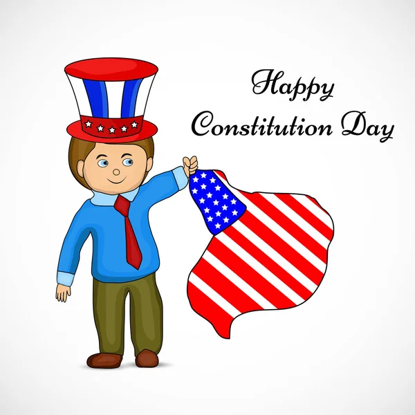 Ilustración del elemento para el Día de la Constitución de EE.UU. — Vector de stock