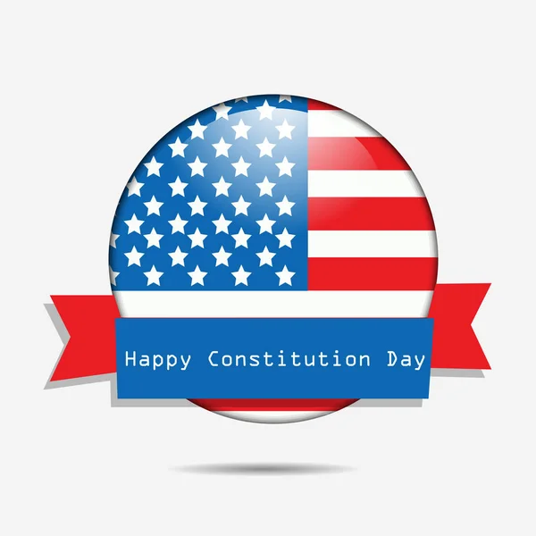 Ilustración del elemento para el Día de la Constitución de EE.UU. — Vector de stock