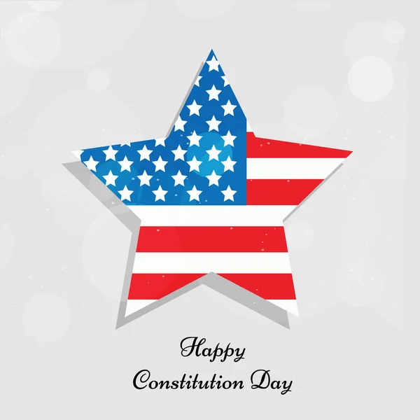 Illustration of USA Constitution Day background — Stock Vector