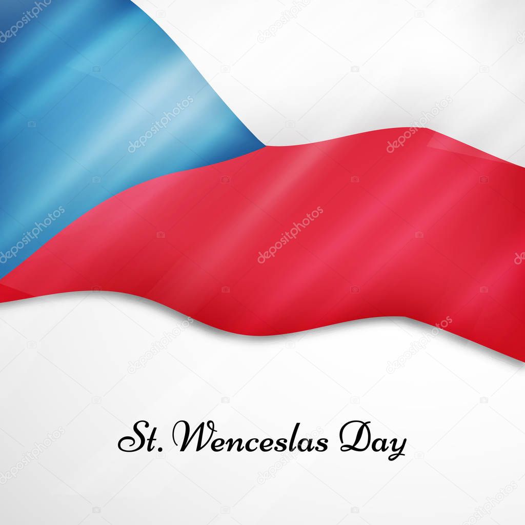 Illustration of background for Saint Wenceslaus day of Czech Republic 