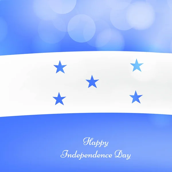 Ilustración de Honduras Independence Day Antecedentes — Archivo Imágenes Vectoriales