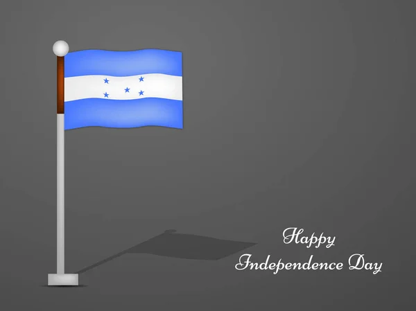 Obrázek pozadí den nezávislosti Honduras — Stockový vektor