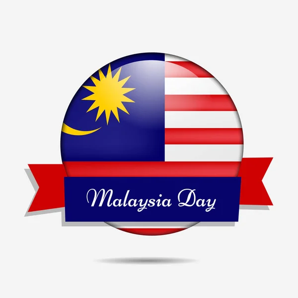 Illustration of Malaysia Independence Day Background — Stock Vector