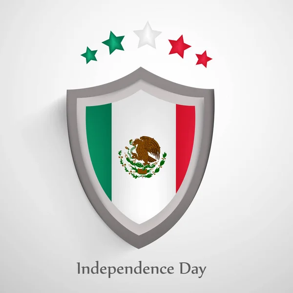 Ilustração do Dia da Independência do México fundo — Vetor de Stock