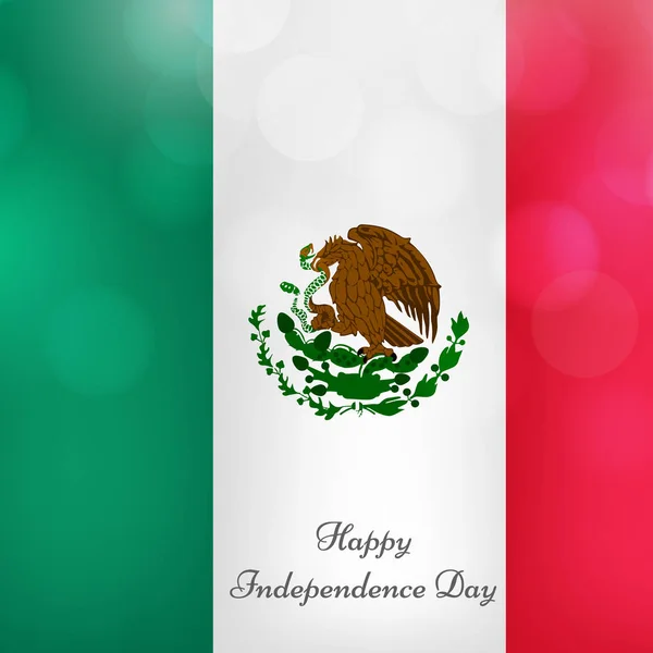 Ilustración del Día de la Independencia de México Antecedentes — Archivo Imágenes Vectoriales