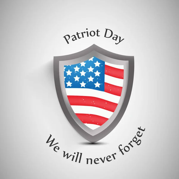 Ilustración de Patriot Day Antecedentes — Vector de stock