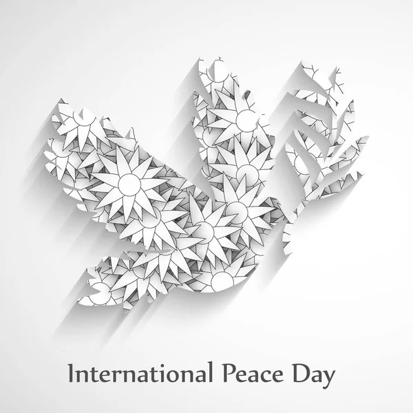 Illustration de la Journée mondiale de la paix Contexte — Image vectorielle