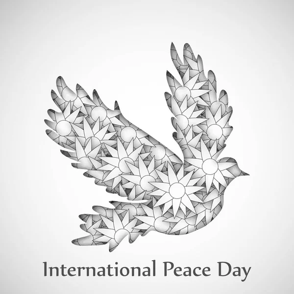 Illustration de la Journée mondiale de la paix Contexte — Image vectorielle
