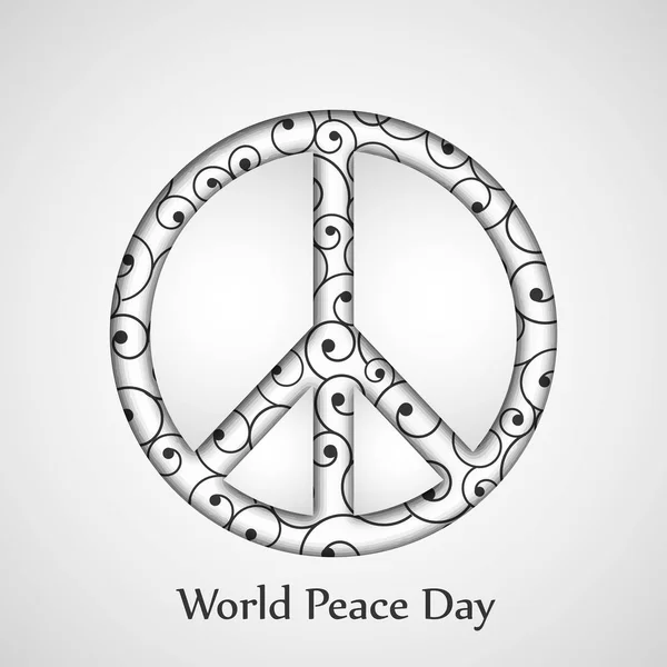 世界平和の日背景イラスト — ストックベクタ