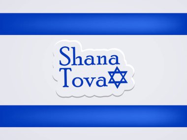 Yahudi yeni yılı Shanah Tovah arka plan resmi