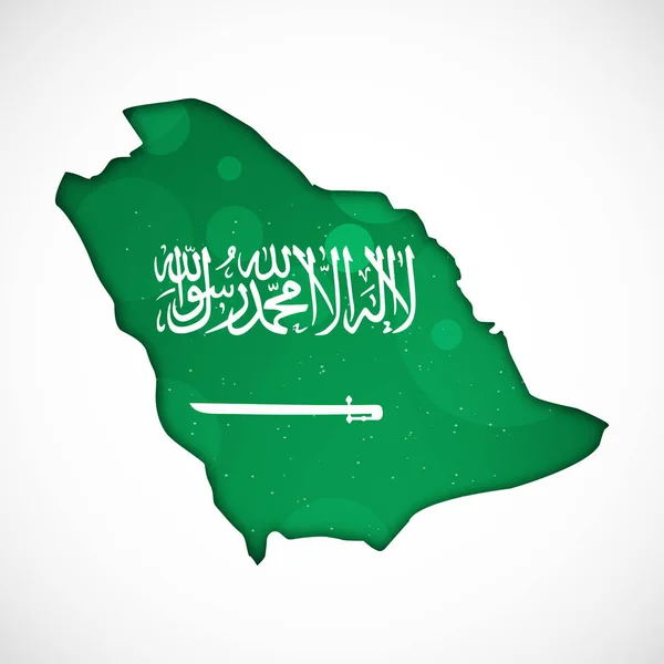 Ilustrasi latar belakang Hari Nasional Arab Saudi - Stok Vektor