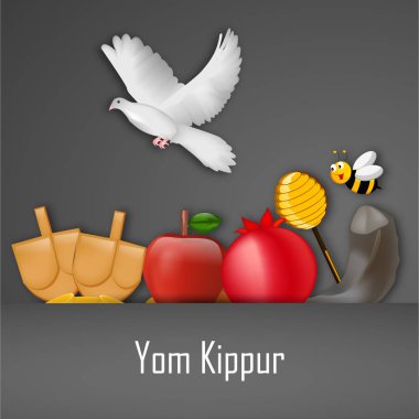 Yahudi en kutsal Yom Kippur arka plan resmi