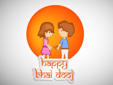 Hindu festivali Bhai Dooj arka plan resmi