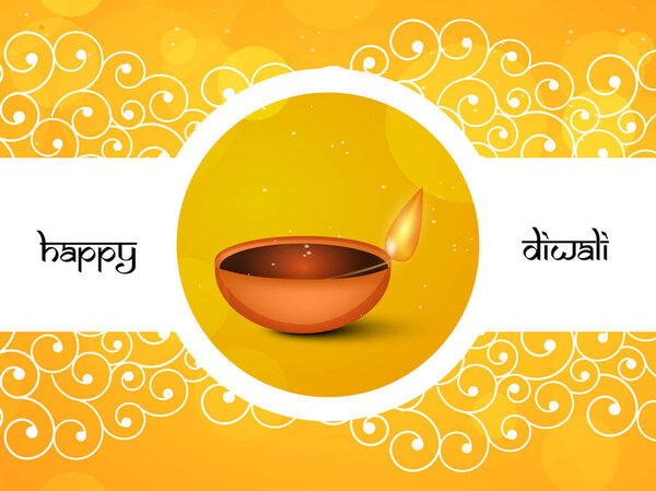 illustration of hindu festival Diwali background