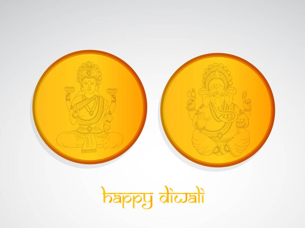 illustration of hindu festival Diwali background