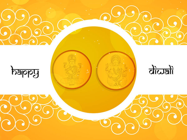 illustration of hindu festival Diwali background