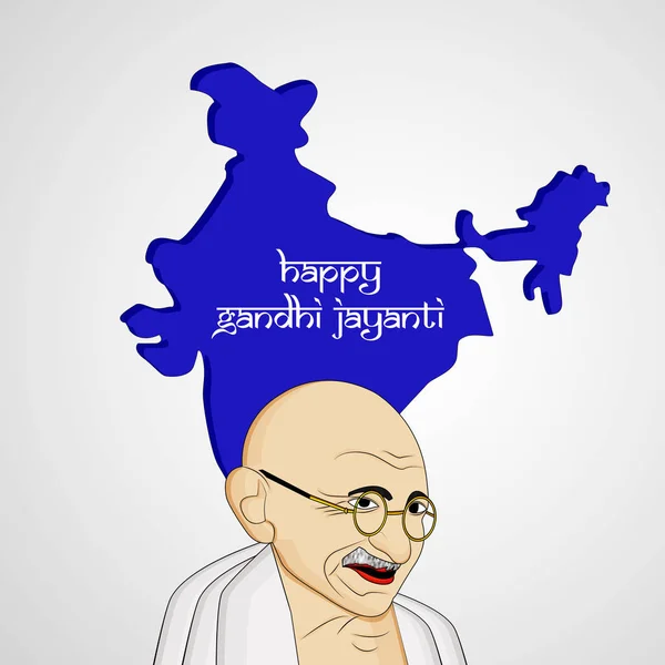 Illustration de Gandhi Jayanti Arrière plan — Image vectorielle