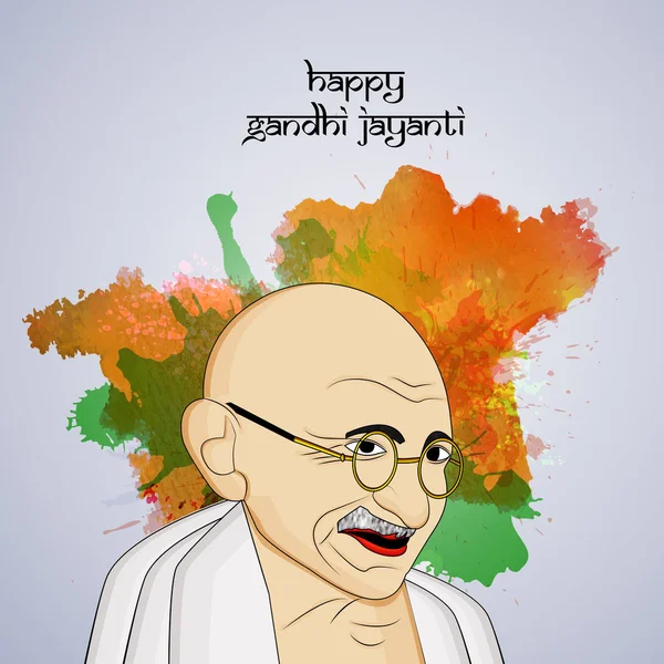 Illustration of Gandhi Jayanti Background — Stock Vector