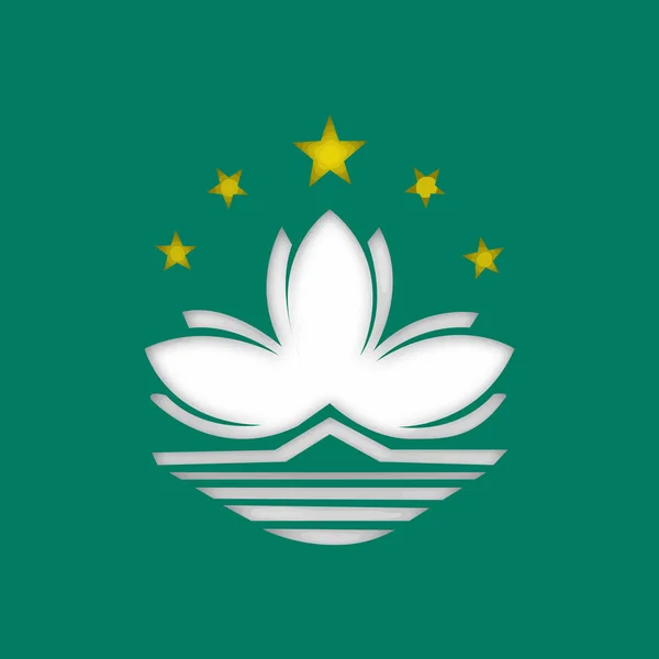 Ilustración del Día Nacional de Macao Antecedentes — Vector de stock