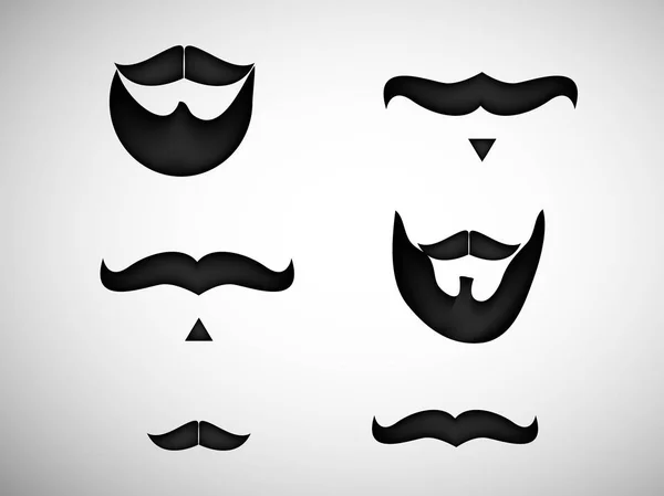 Ілюстрація фон Movember — стоковий вектор