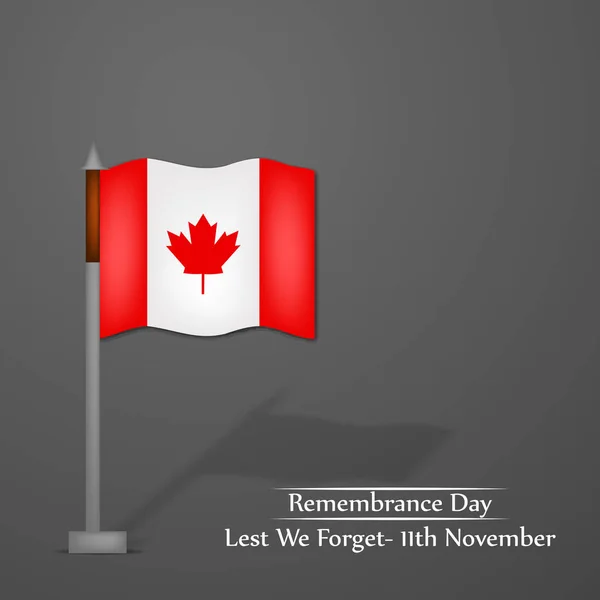 Illustration of Remembrance Day background — Stock Vector