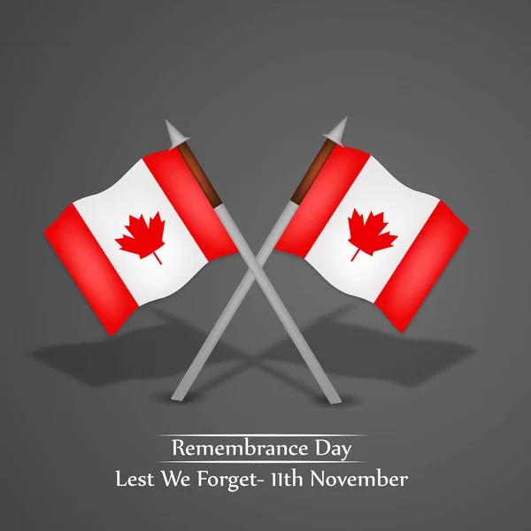 Illustration of Remembrance Day background — Stock Vector