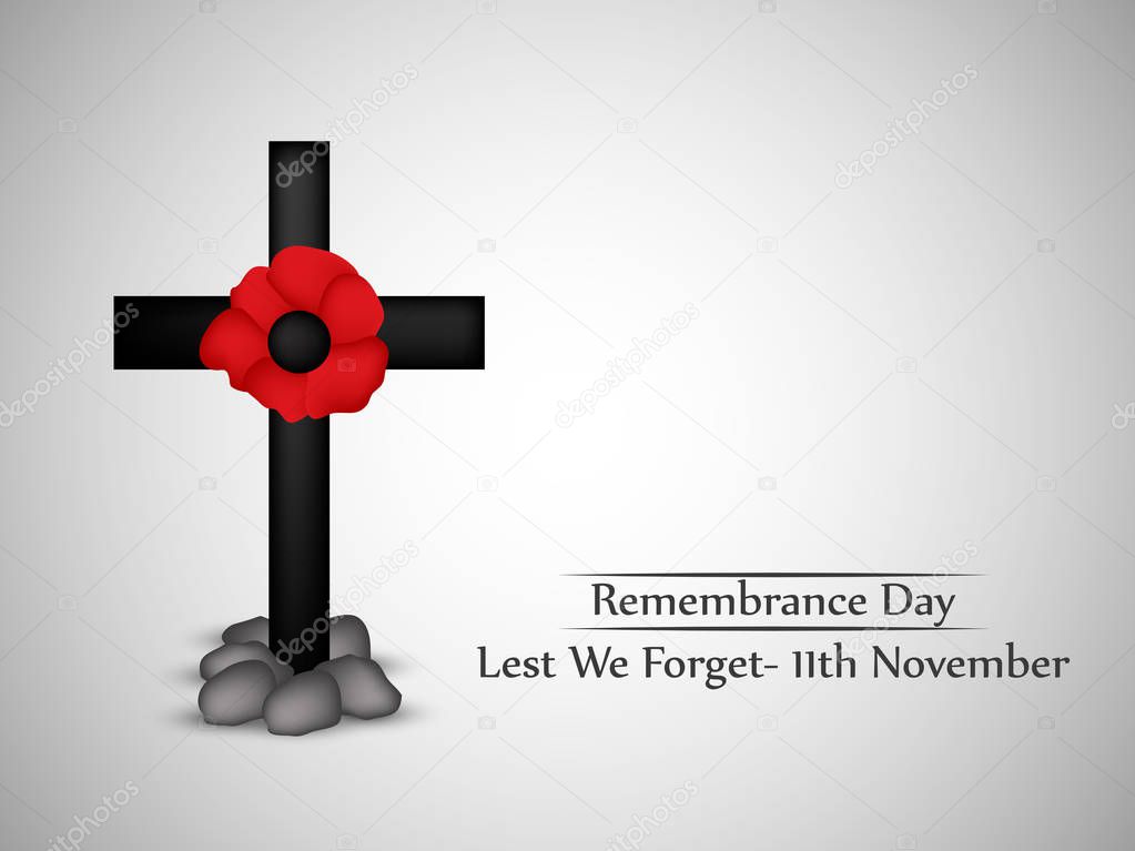 illustration of Remembrance Day background