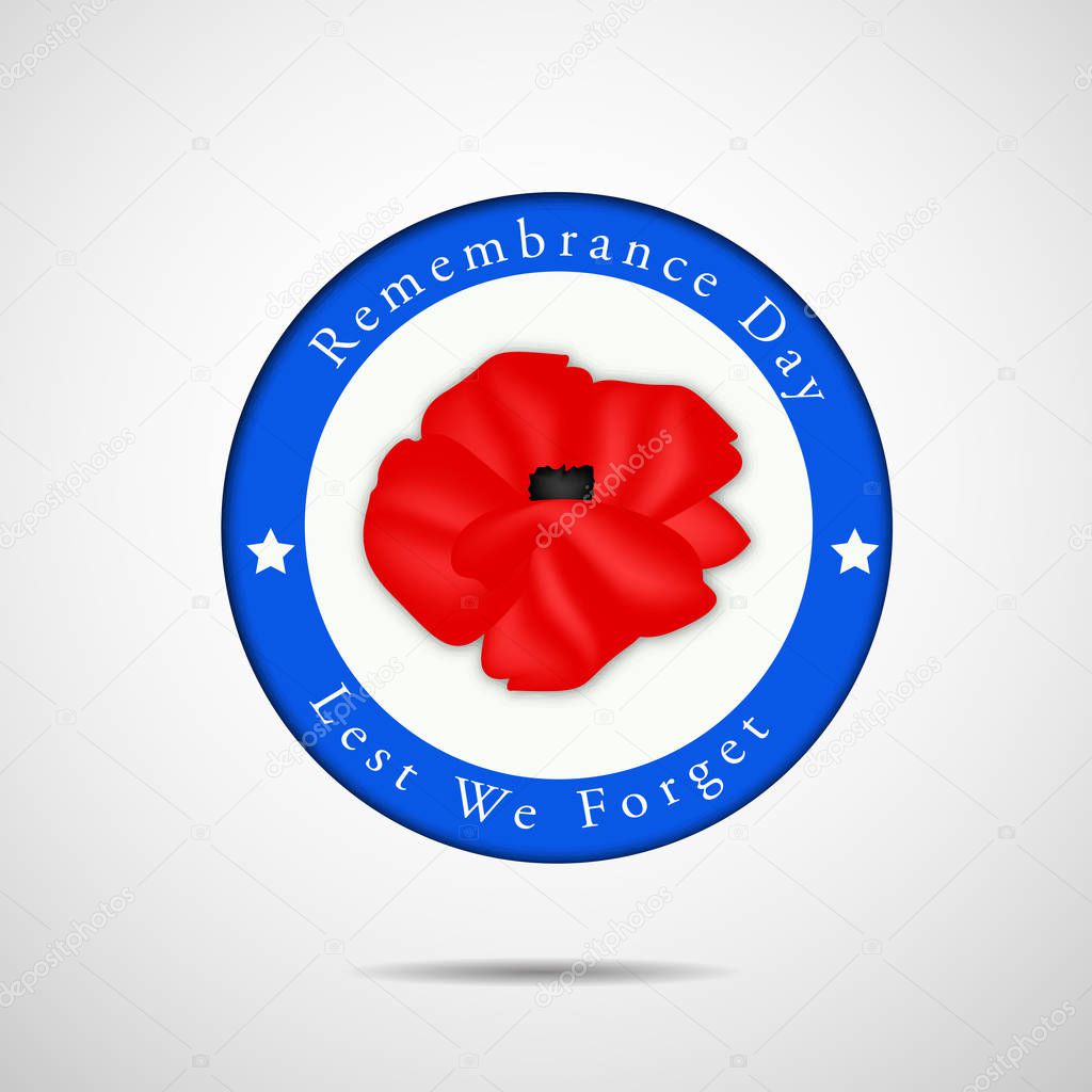 illustration of Remembrance Day background