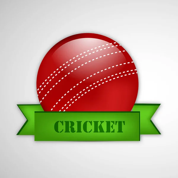 Ilustracja Cricket Sport Tło — Wektor stockowy