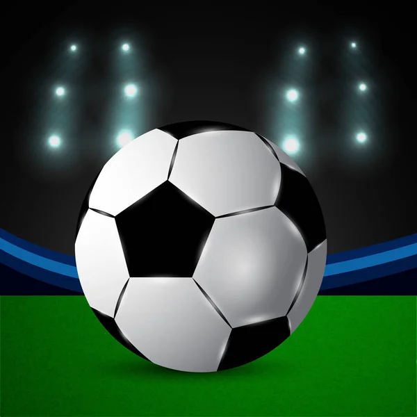 Ilustracja Tło Dla Sportu Piłki Nożnej — Wektor stockowy