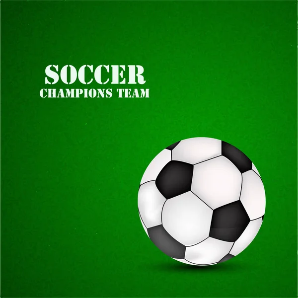 Illustration Background Sport Soccer — Stock Vector