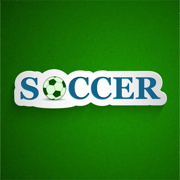 Afbeelding Van Achtergrond Voor Sport Voetbal — Stockvector