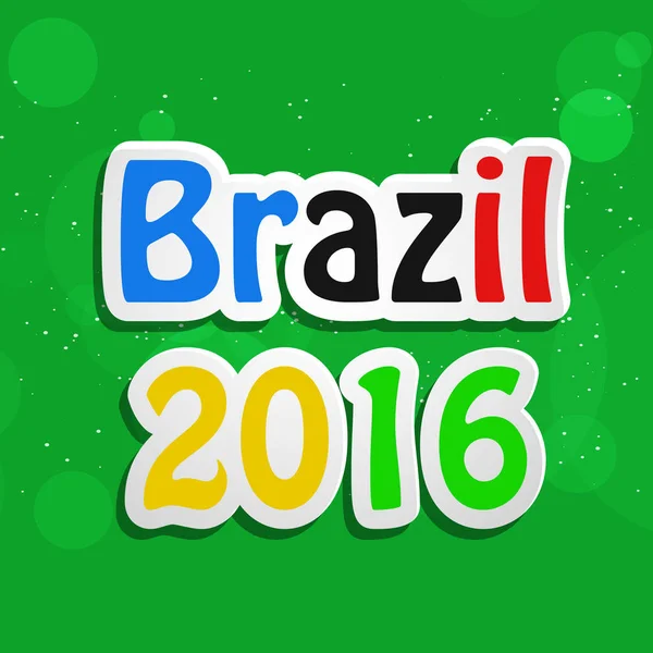 Illustration Von Hintergründen Für Spiele Brasilien — Stockvektor