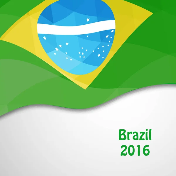 Afbeelding Van Achtergrond Voor Wedstrijden Gehouden Brazilië — Stockvector