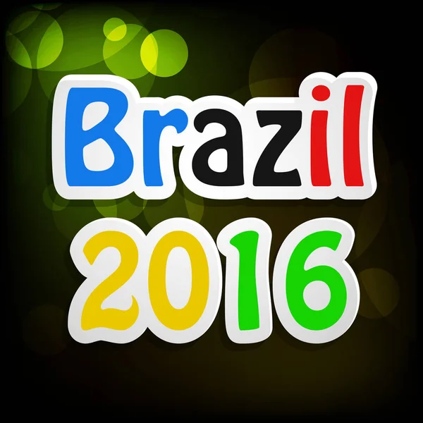 ゲームの背景のイラストはブラジルで開催 — ストックベクタ
