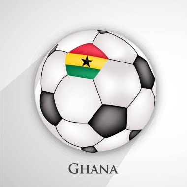 Futbol Gana bayrağı çizimi