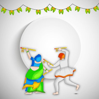 Navratra festival arka plan