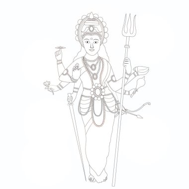 Navratra festival arka plan