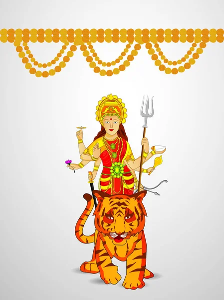 Fondo del festival Navratra — Vector de stock