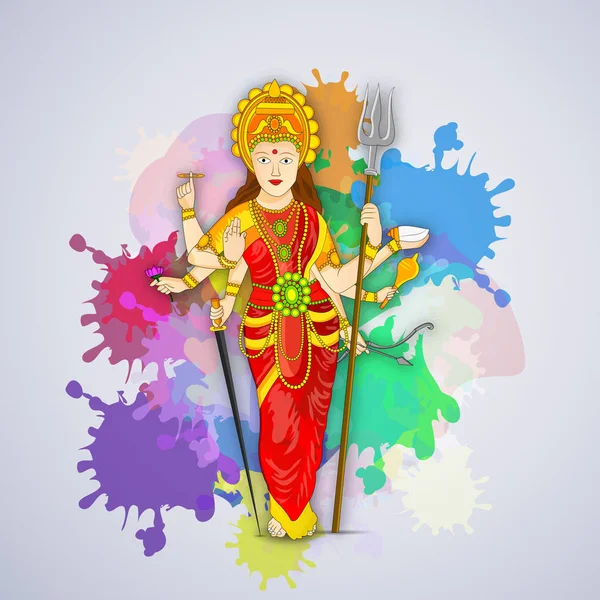 Navratra festival achtergrond — Stockvector