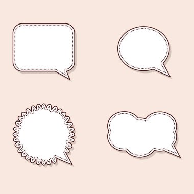 Konuşma balonu ile arka plan resmi