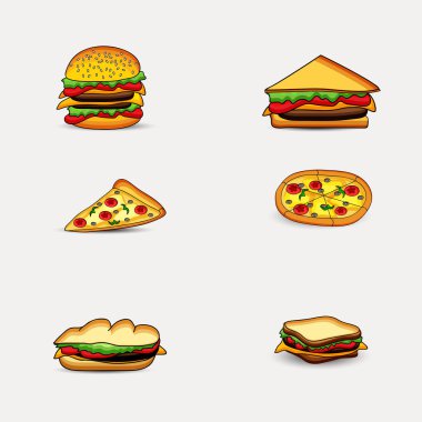 Besin öğeleri gösteren resim