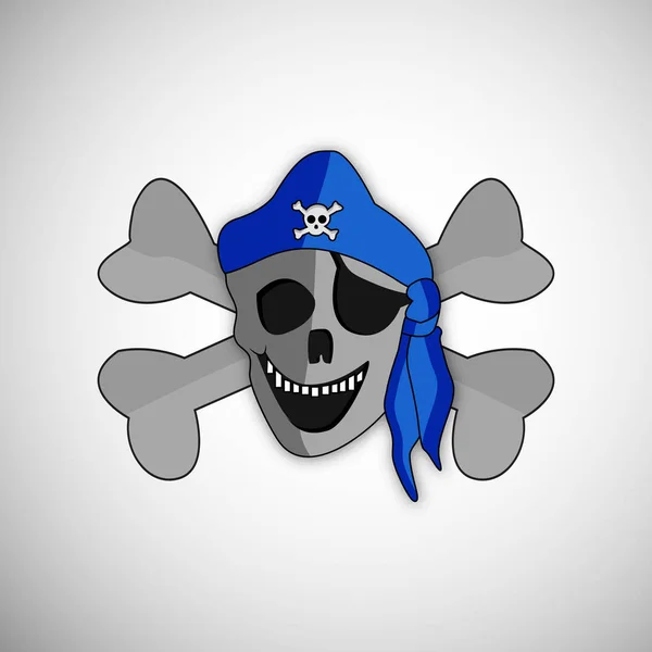 Illustration Fond Pour Pirate — Image vectorielle