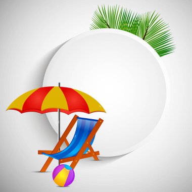 Yaz sezonu için öğeleri şekil