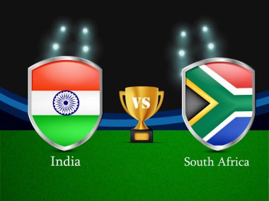 Kriket arka plan için öğeleri gösteren resim