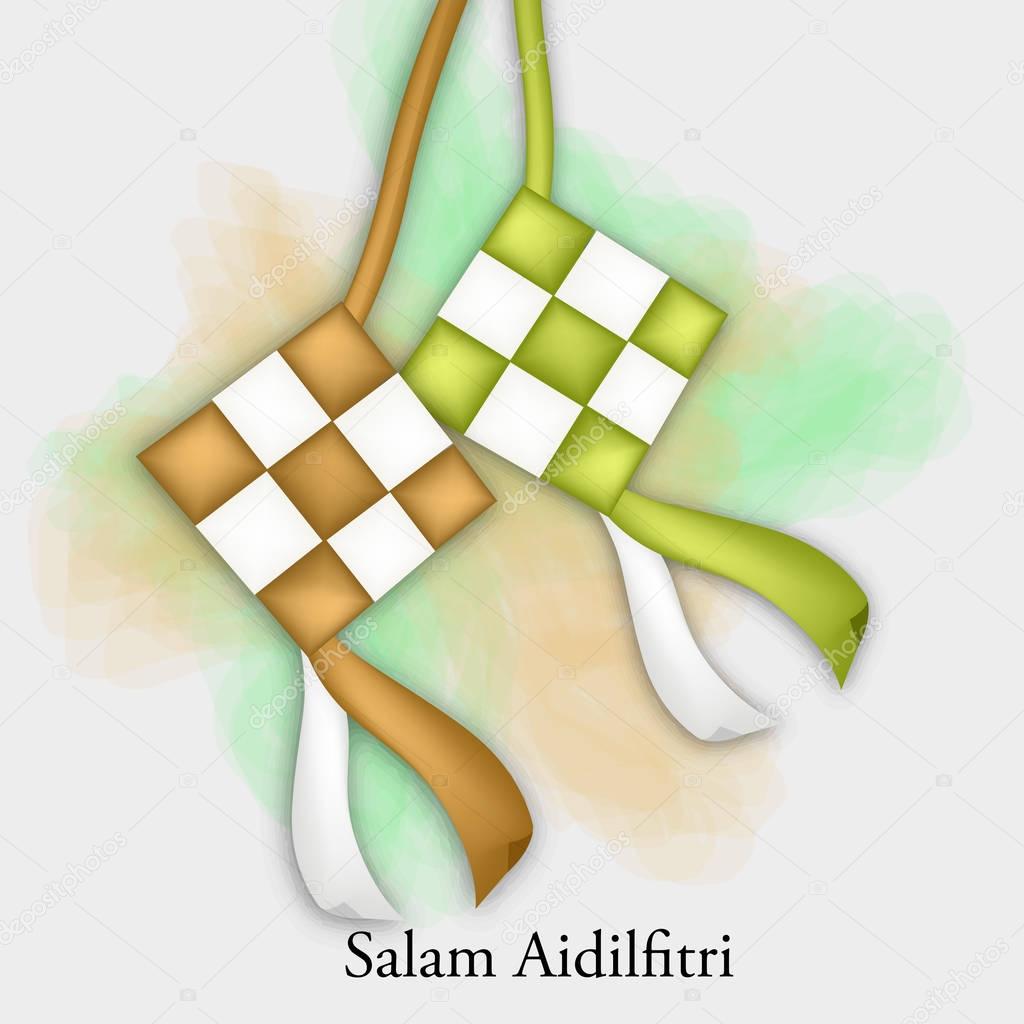 Traditional Malay Ketupat for Selamat Hari Raya