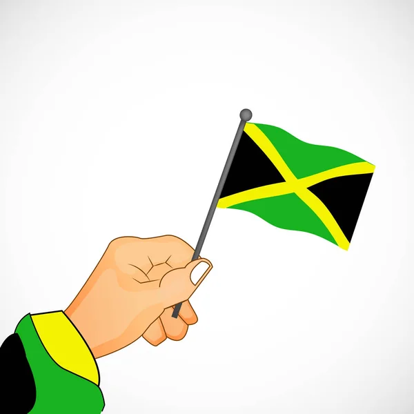 Ilustración de Jamaica Independence Day Antecedentes — Vector de stock