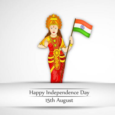illustration of India Independence Day Background 15th August clipart