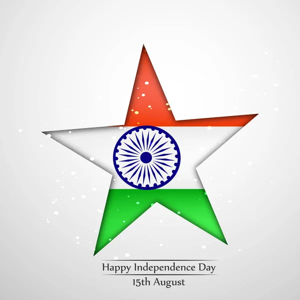 Απεικόνιση του φόντο ημέρα ανεξαρτησίας της Ινδίας — Διανυσματικό Αρχείο