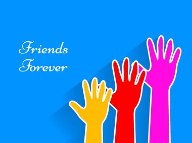 Dostluk gün arka plan resmi